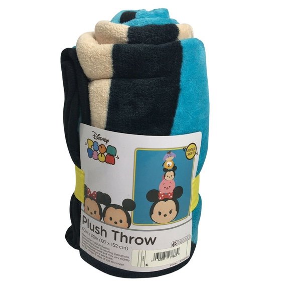 Disney | Bedding | Disney Tsum Tsum Plush Throw Blanket 5 X 60 Mickey ...